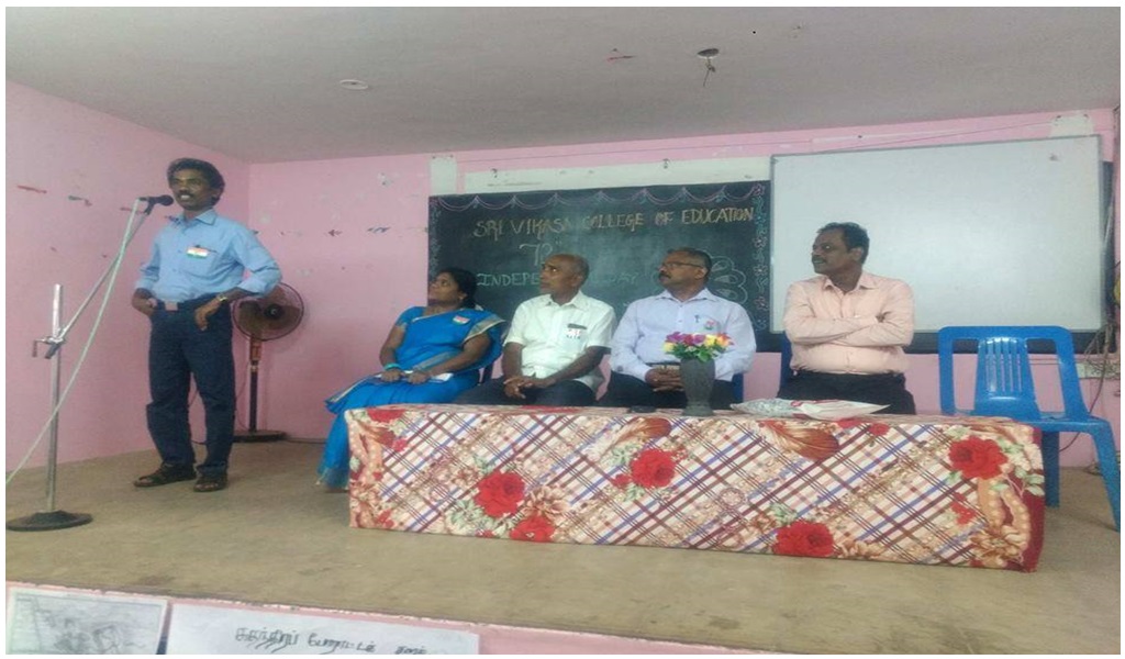 உத்தமபாளையம், விகாசா கல்வியியல் கல்லூரியில் விடுதலை நாள் விழா - படம் - 8